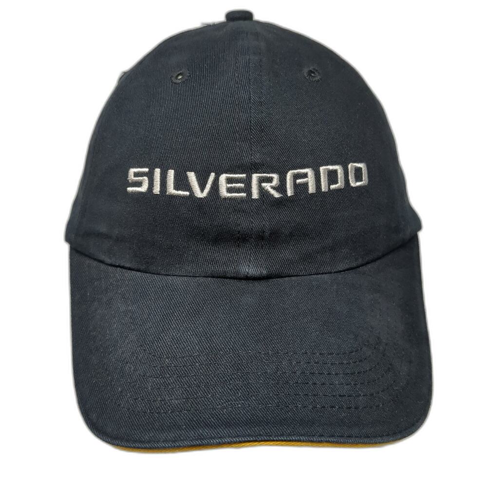 Silverado Baseball Cap Black One Size Adjustable Embroidered The Max Hat